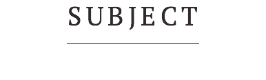 SUBJECT ________________________